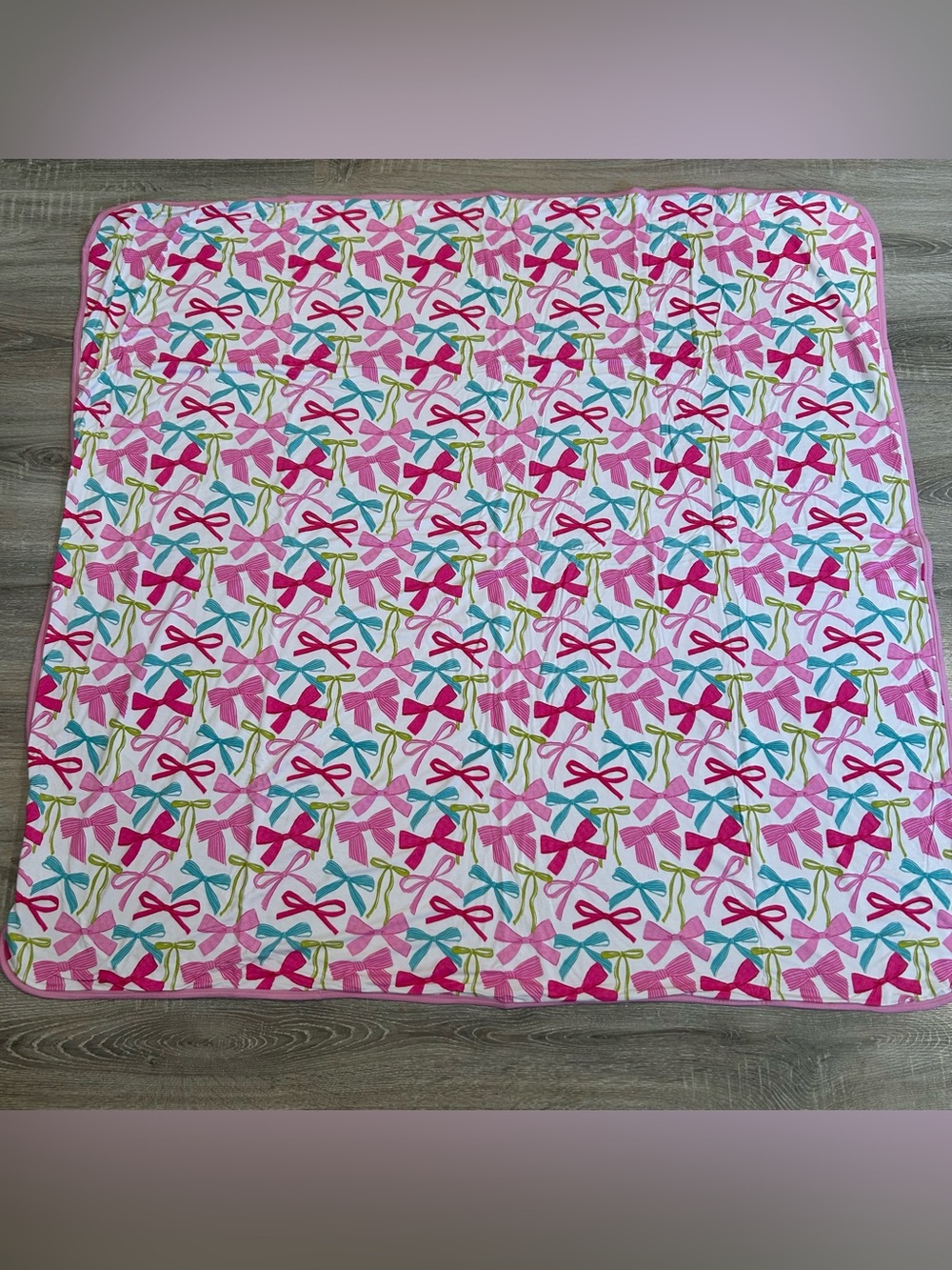 Little Sleepies Ribbons & Bows Cloud Blanket